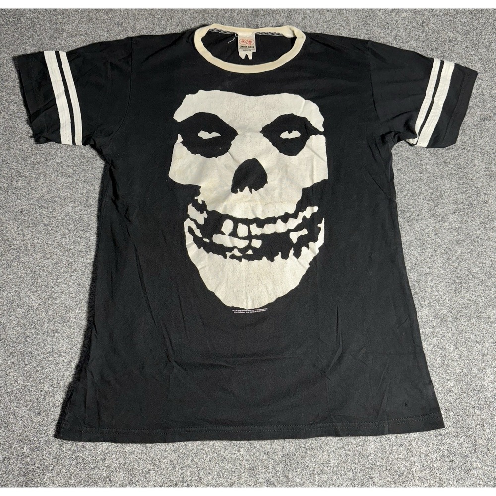 VTG 2009 Cinder‎ Block Misfits Souls Ablaze Shirt Metal Black Metal Punk Rock L